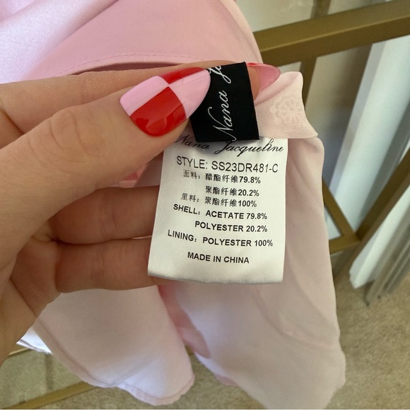 Nana Jacquline Karina Mini Dress in Pink Size Small - Picture 10 of 11